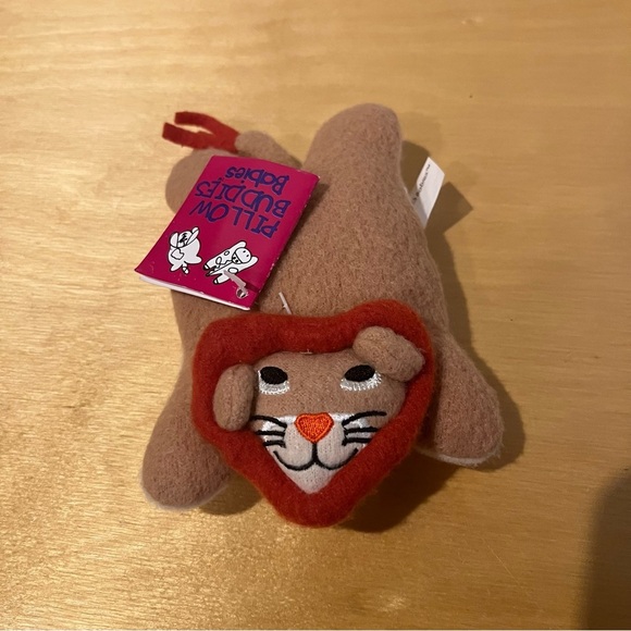 Vtg Crown Crafts Pillow Buddies Babies 6" Rorie Lion Plush 1997 Beanie - Picture 1 of 7